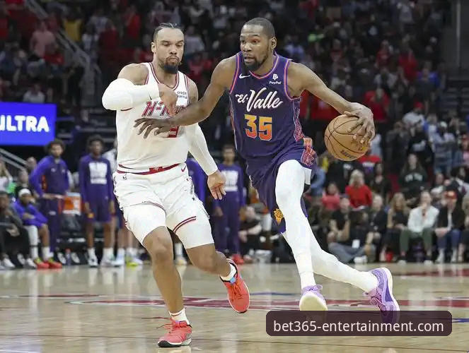 NBA常规赛深度评测：火箭主场大胜尼克斯，杜兰特领衔连胜风暴